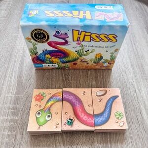 HISSS The Colorful Snake Making Tile Matching Game Gamewright